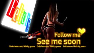 felicity_yours - [1080 HD Video] Hot Show Hot Parts Ticket Cum Video