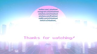 misshowl - [1080 HD Video] Cute WebCam Girl Privat zapisi Sex Toys