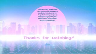 misshowl - [1080 HD Video] Cute WebCam Girl Privat zapisi Sex Toys