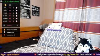 webchrissy - [1080 HD Video] Masturbate Pretty Cam Model Big Tip Goal