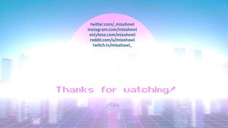 misshowl - [1080 HD Video] Amateur Ticket Cum Video Sexy Girl