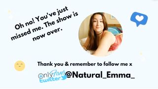 natural_british_emma - [1080 HD Video] Roleplay Big Tip Goal MFC Share
