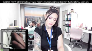 kinky_secretary - [Video] tease gorgeous real orgasm domi