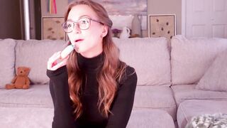 innocentprovenguilty - [Video] close up young oil dildo