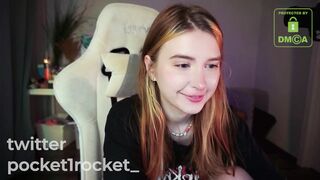 pocketrocket_ - [Chaturbate Record] Gorgeous enchantress Captivating buttocks sucks hard-core-sex