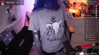blue_mooncat - [Chaturbate Record] climax Mesmerizing body no-pelo Radiant ass