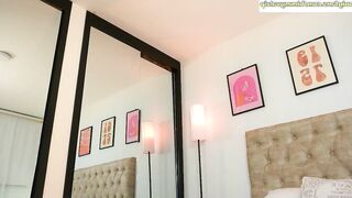 venezolanacute - sexy babe in a swimming costume poses in front of the camera and sweetly chatting with the chat room