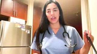luxcher22 - Cute little girl in a doctor's costume cooks food and chatting sweetly with the chat room