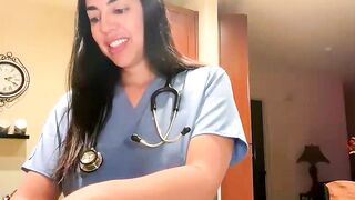 luxcher22 - Cute little girl in a doctor's costume cooks food and chatting sweetly with the chat room