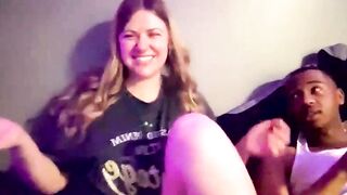 gbabytherealist - A young girl and her man are having a nice chat and teasing in front of the camera.