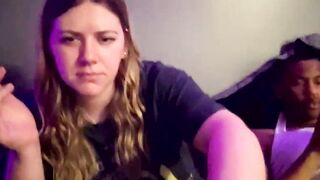 gbabytherealist - A young girl and her man are having a nice chat and teasing in front of the camera.
