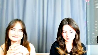 go_to_play -  Two babes chatting sweetly and shy to undress in front of the camera.