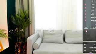 _rachel_rose - Red haired babe teases in front of the camera and sweetly chatting with lavens in her pussy