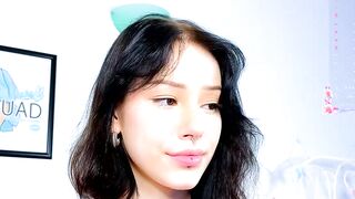 liaglamour - Young brunette with small tits in lingerie tease in front of the camera