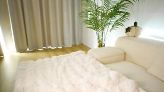 blisstease - Baby with big tits in a bra sweetly chatting and licking in front of the camera