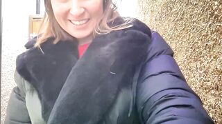 eatmypie69 - Baby on the street chatting and doesn't want to undress in front of the camera