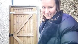 eatmypie69 - Baby on the street chatting and doesn't want to undress in front of the camera