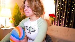 imanora - A babe in clothes teasing in front of the camera and chatting sweetly