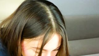 ambertan1 - Young babe sweetly chatting and teasing in front of the camera