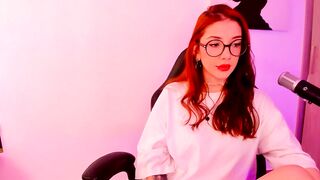 thecosmicgirl - tattooed babe sweetly chatting and teasing in front of the camera.