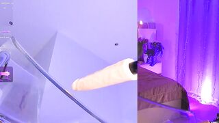 emrataa_ - Young slut on a chair fucks with a rubber cock and gets pleasure