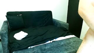 holly_and_honey_69 - Two babes take turns sucking one man's dick and having a nice chat.