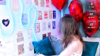 fly_best - A babe in clothes sweetly chatting and masturbating her pussy through her shorts on camera