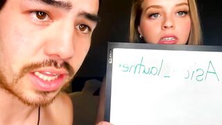 asian_lautner - Young couple tease in front of the camera and don't want to have sex on camera