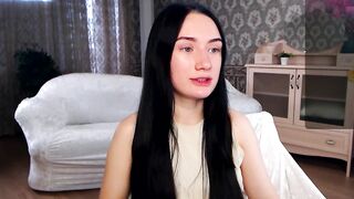 janeprincesskiss -  Young brunette girl sweetly chatting and teasing in front of the camera