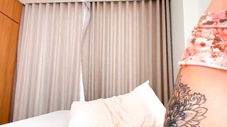 tiny_cute - Baby girl shows her pussy on camera with lavens inside her