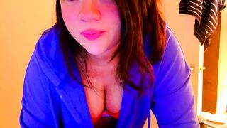 annatigarr - Lush babe in clothes sweetly chatting and teasing in front of the camera