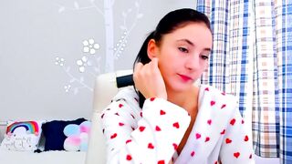 aniagray - Young babe sweetly chatting and teasing her sweet figure in front of the camera