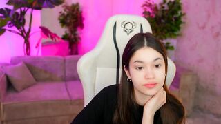 bright_diamonds_054 - A young student is chatting nicely and shy to undress in front of the camera