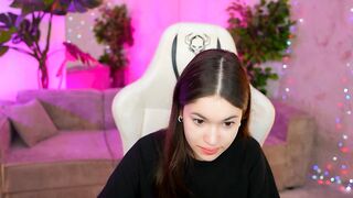 bright_diamonds_054 - A young student is chatting nicely and shy to undress in front of the camera