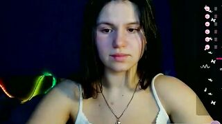 bellaelya - Brunette in panties teases her sweet booty in front of the camera