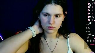 bellaelya - Brunette in panties teases her sweet booty in front of the camera
