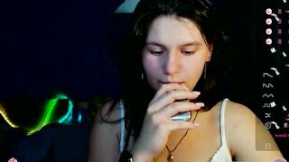 bellaelya - Brunette in panties teases her sweet booty in front of the camera